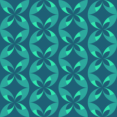 Fototapeta premium Abstract vector seamless pattern. Natural-inspired design.