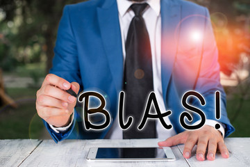 Handwriting text writing Bias. Conceptual photo inclination or prejudice for or against one...