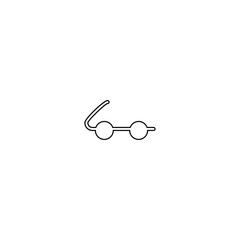 Roller skates icon. Extreme sport symbol. Logo design element