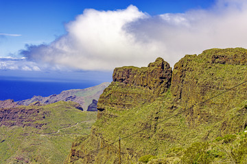 Masca Village and valley in Tenerife