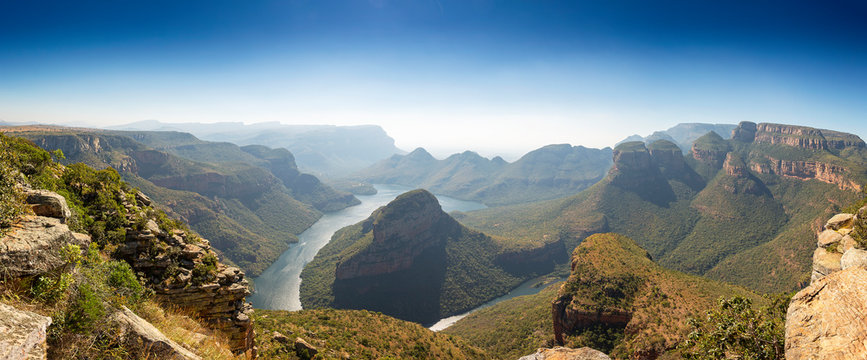 Panoramic view of Blyde River Canyon, Panorama Route, South Africa (high resolution)