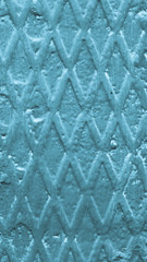 Vertical old steel background. Blue color old steel background