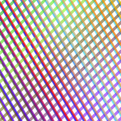 Geometric Colorful Fence Grid Vector Background Pattern Texture 
