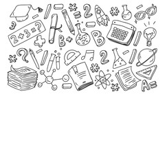 Back to school concept. Education, learning, open book, knowledge. Modern education template design.