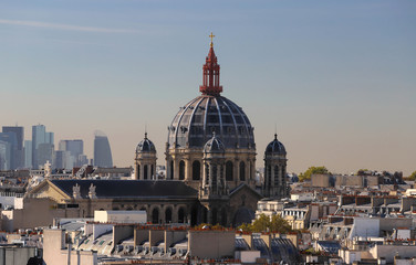 Fototapeta na wymiar The famous Saint Augustin church, Paris, France.