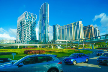 Obraz premium マカオ特別行政区の街並み