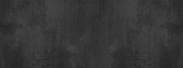 black stone concrete texture background anthracite panorama banner long	