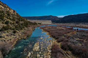 Fototapeta na wymiar The San Jaun River New Mexico