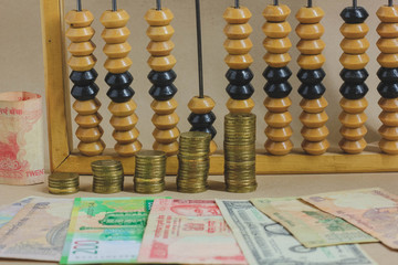 Counting money for a living