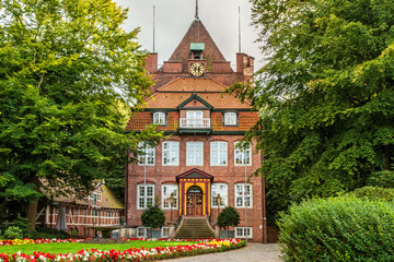 Schloss Ritzebüttel in Cuxhaven  - obrazy, fototapety, plakaty