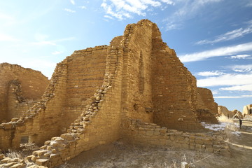 Kin Kletso ,Navajo for “yellow house”,Chaco Culture National Historical Park New Mexico USA