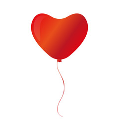 Obraz na płótnie Canvas Isolated cute and romantic balloon