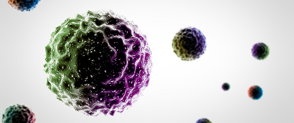 New coronavirus 2019-ncov. 3D illustration