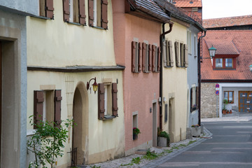 narrow street in old town