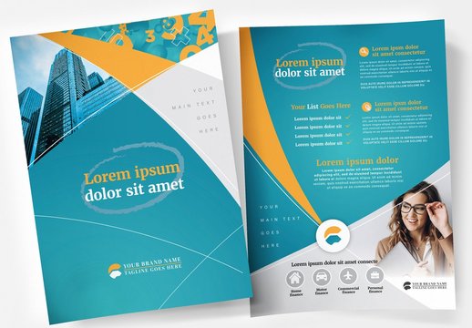 Corporate Finance Flyer Layout