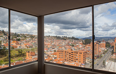 Fototapeta na wymiar city ​​landscape from a window