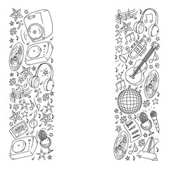 Obraz premium Children play music. Musical education, theatre, school.