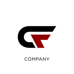 cf abstract business logo