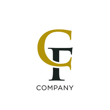 cf luxury logo design