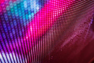 CloseUp LED blurred screen. LED soft focus background. abstract background ideal for design.