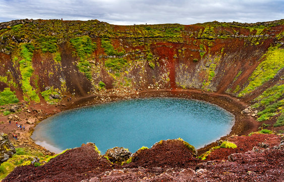 Kerio Volcano Crater Lake Golden Circle Iceland