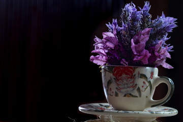flores no cafe da mannha