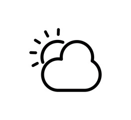 Cloud icon vector logo template