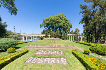 Argentina Rosario independence park floral calendar