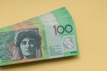 Australian currency, $100 notes