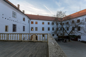 Castle of Siklos on a sunny winter day.