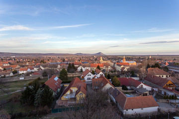 Castle of Siklos on a sunny winter day.