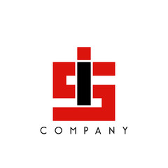 Obraz premium si or is logo design