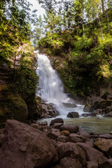 Fototapeta na wymiar Waterfall in forest