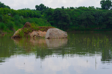 Abandon Sand Mine, change to beautiful landscape