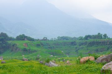 Abandon Sand Mine, change to beautiful landscape