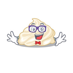 A cartoon concept of Geek whipped cream design