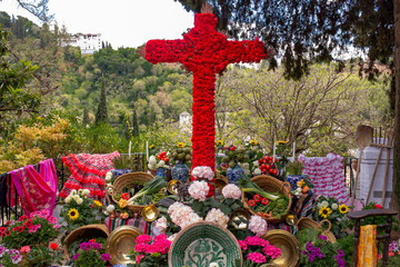 Cruz de Mayo de las fiestas de la cruz de Granada