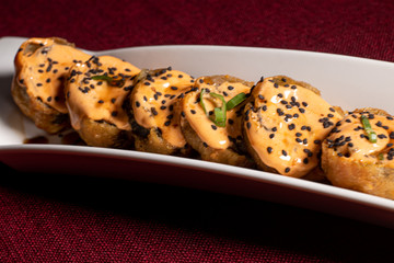 Sushi empanizado  