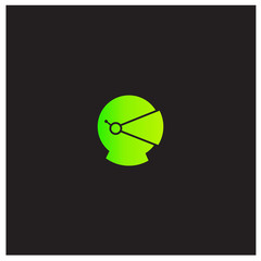 Fototapeta premium Astronaut Head Logo Icon Vector Design Template