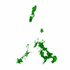 長崎　地図　緑　アイコン