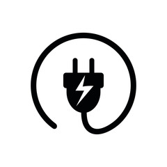 POWER CABLE ICON, AC CABLE ICON