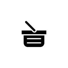 Vector illustration, shopping basket icon design