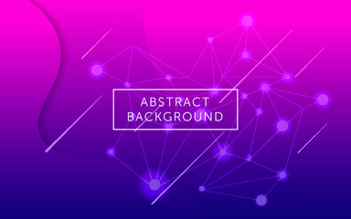 a minimalist pink and purple gradient abstract background with geometric pattern for wallpaper  banner  and website design