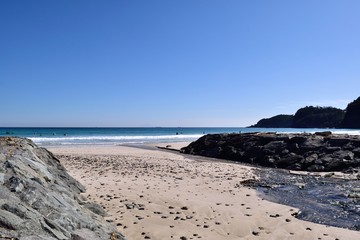 伊豆下田 白浜海岸 綺麗な湧水