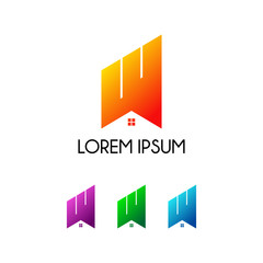 Home logo icon design vector