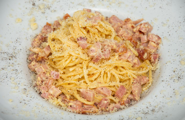 Italian Spaghetti with Ham
