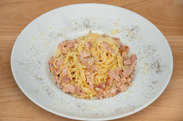 Italian Spaghetti with Ham