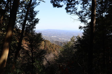 猿投山の登山の景色