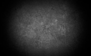 Old wall texture cement dark black gray  background abstract grey color design are light with white gradient background.