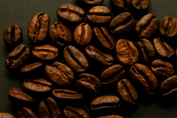Coffee beans texture